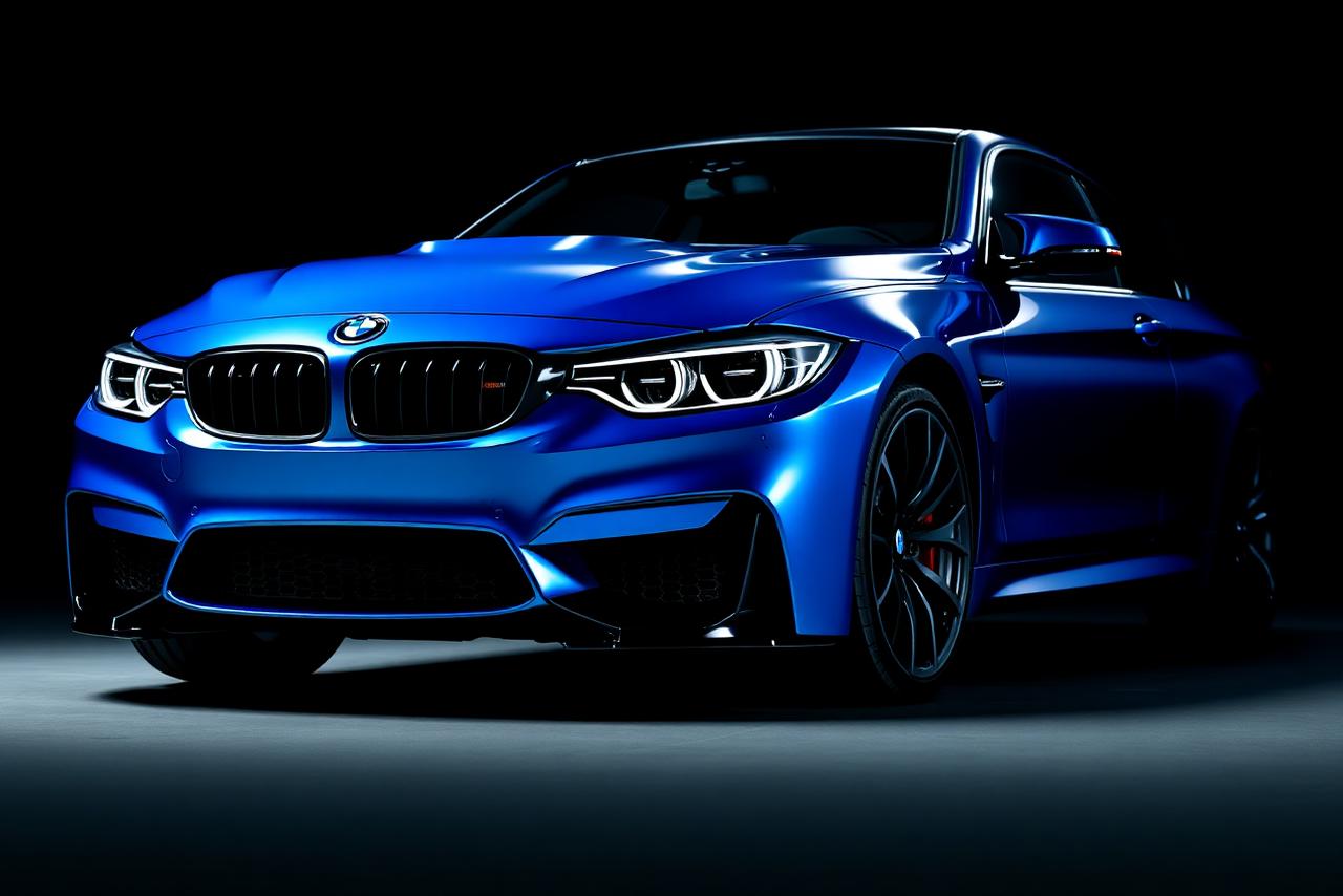 BMW M4 Competition paint correction and SiO2 coating Qatar — Dosh Wash