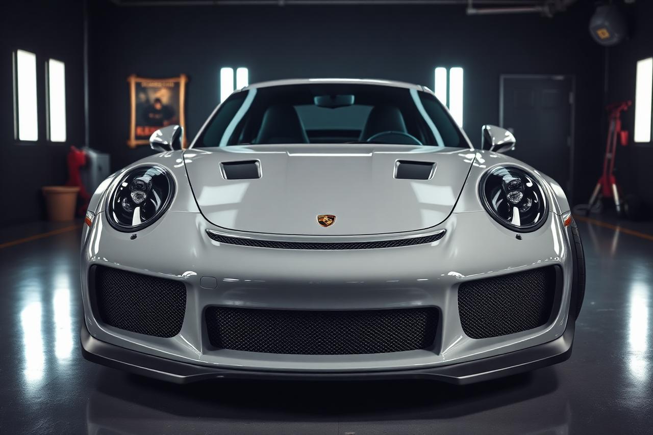 Porsche 911 GT3 RS ceramic coating detailing Qatar — Dosh Wash